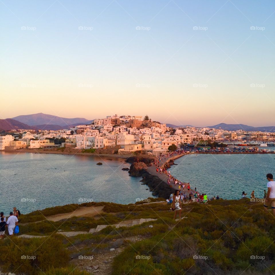 Naxos town 