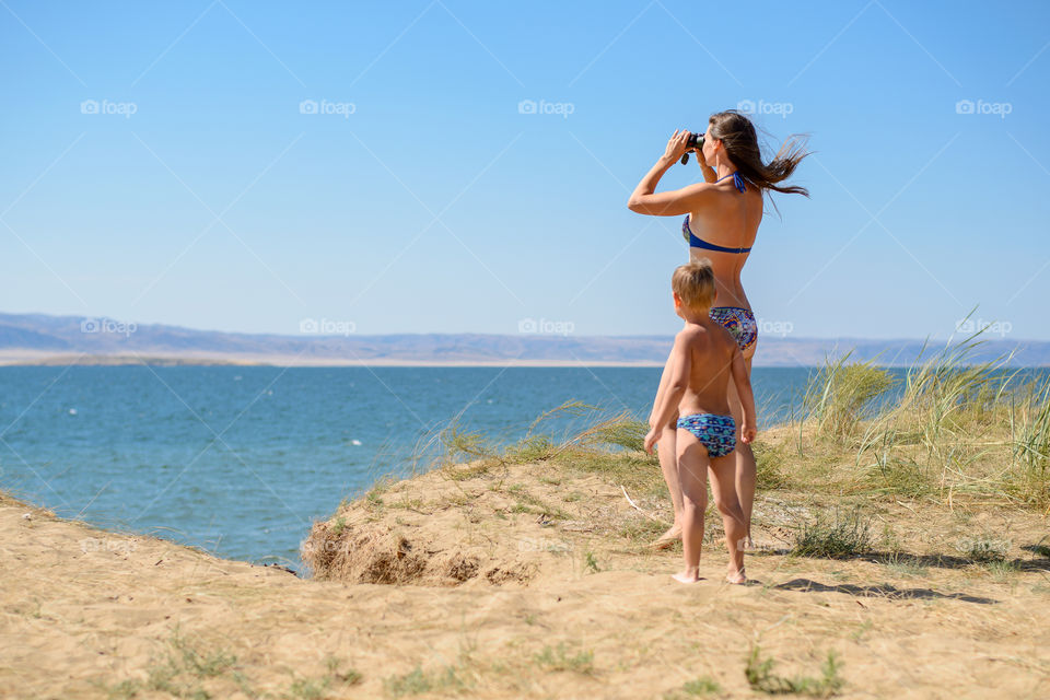 People on the beach