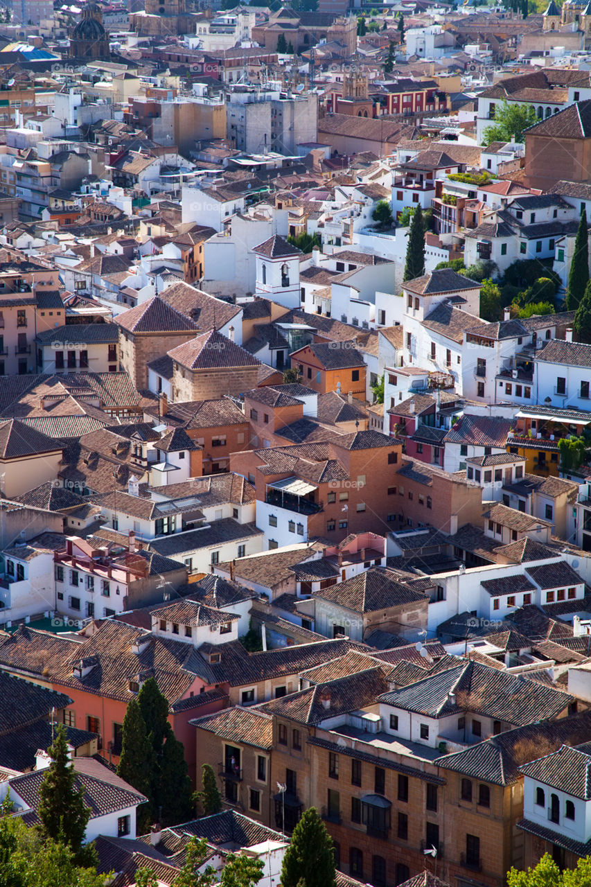 Spanish rooftops