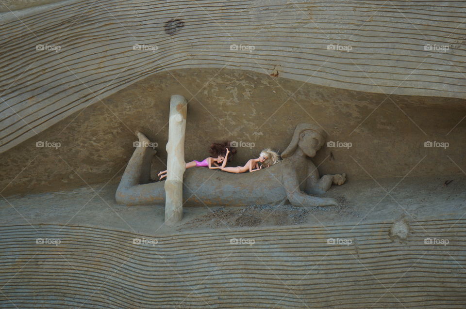 Sand sculpture. Tijuana, Mexico