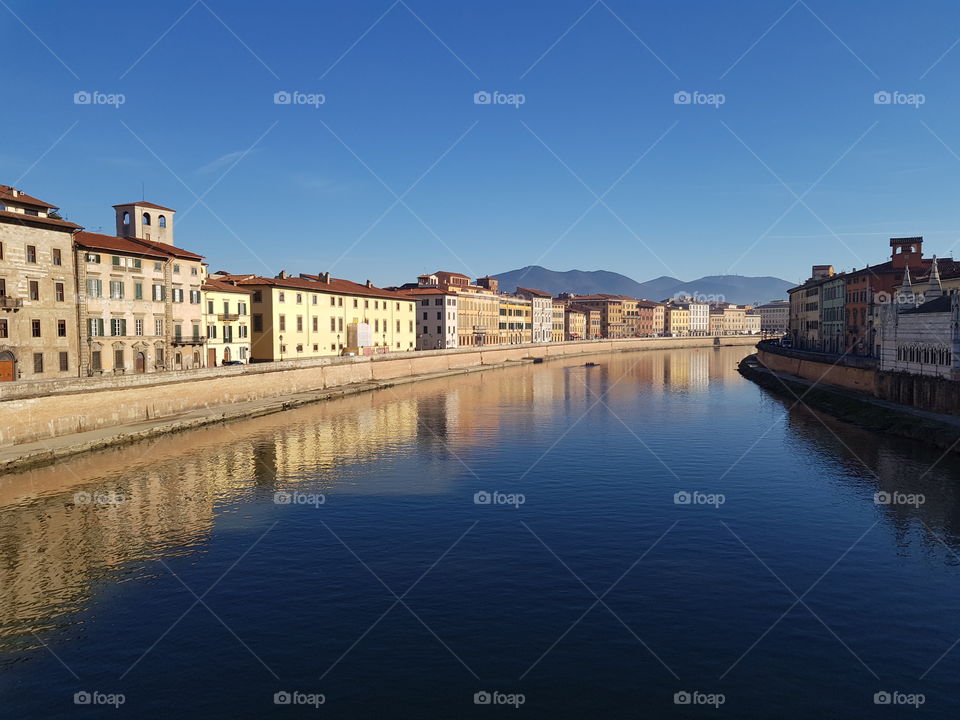 The city of Pisa