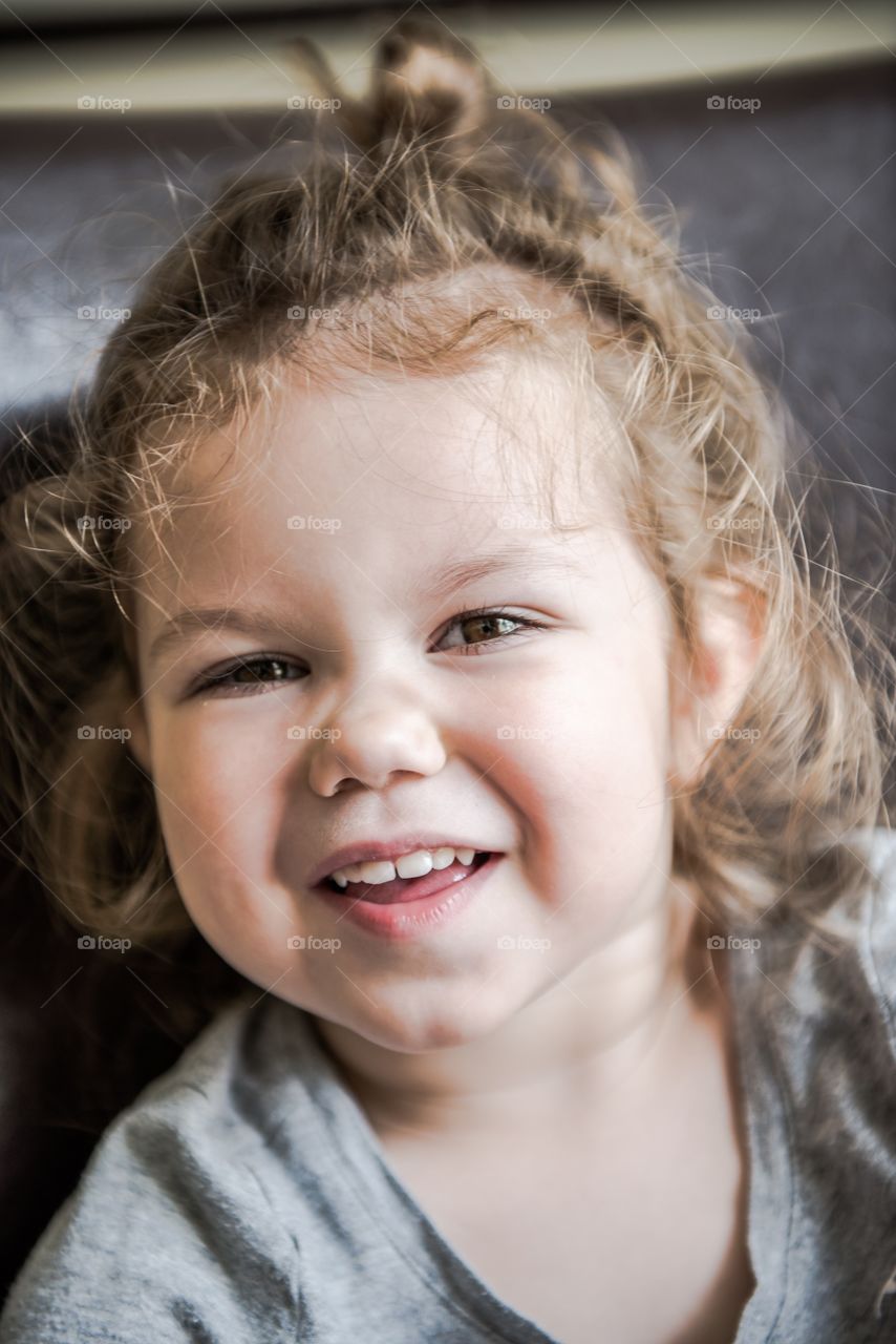 Portrait of smiling girl