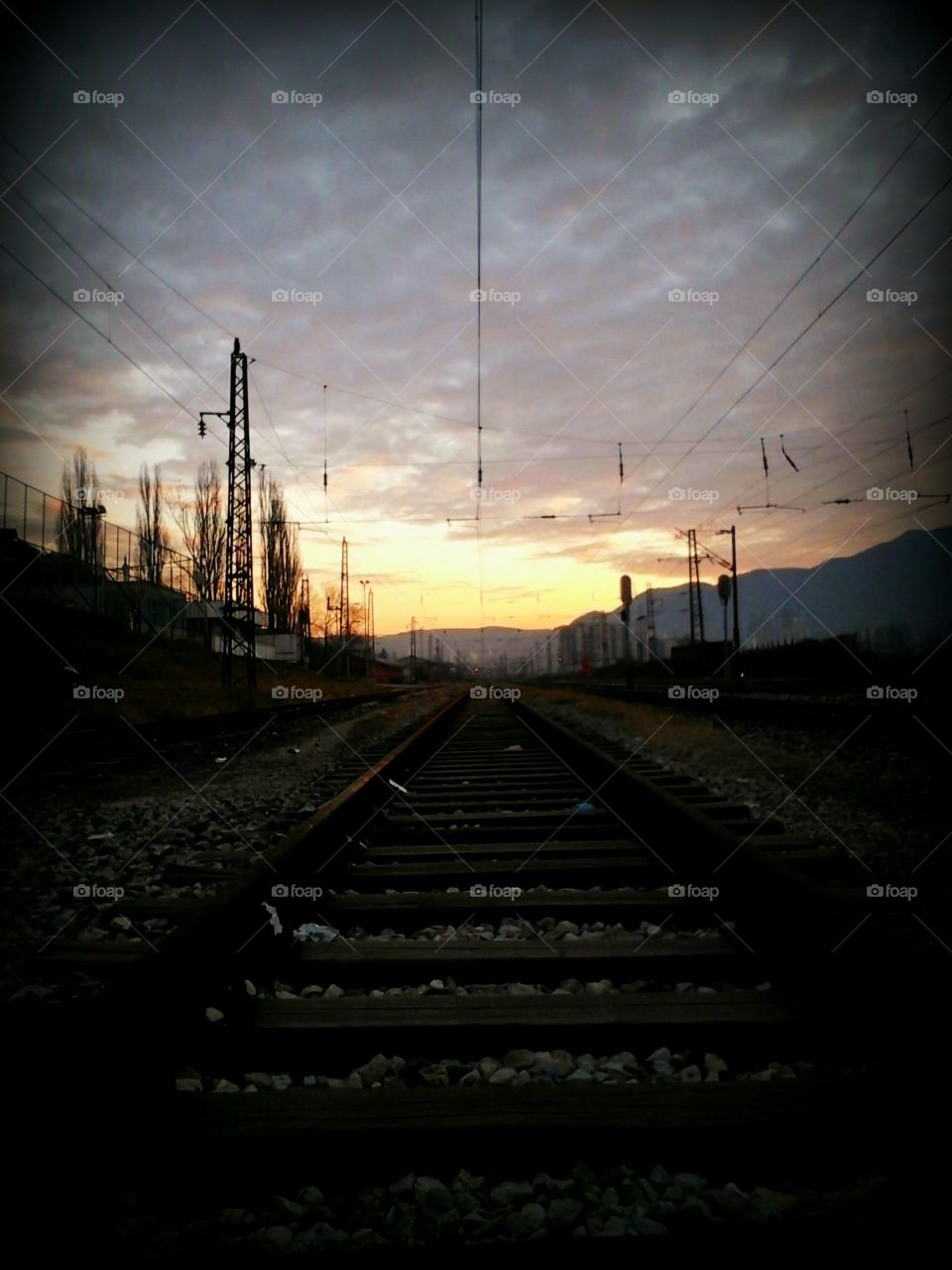 sunrise over Trebević (Sarajevo)