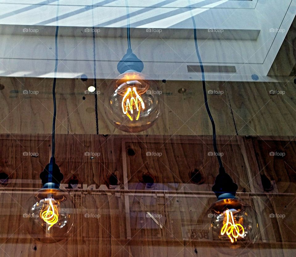 Three Hanging Lamps