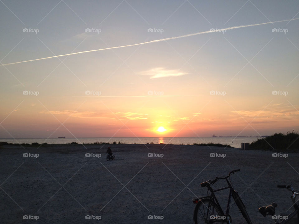 ocean sky bicycle sweden by lorimar