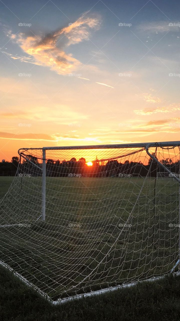 The Evening Foot Ball Ground