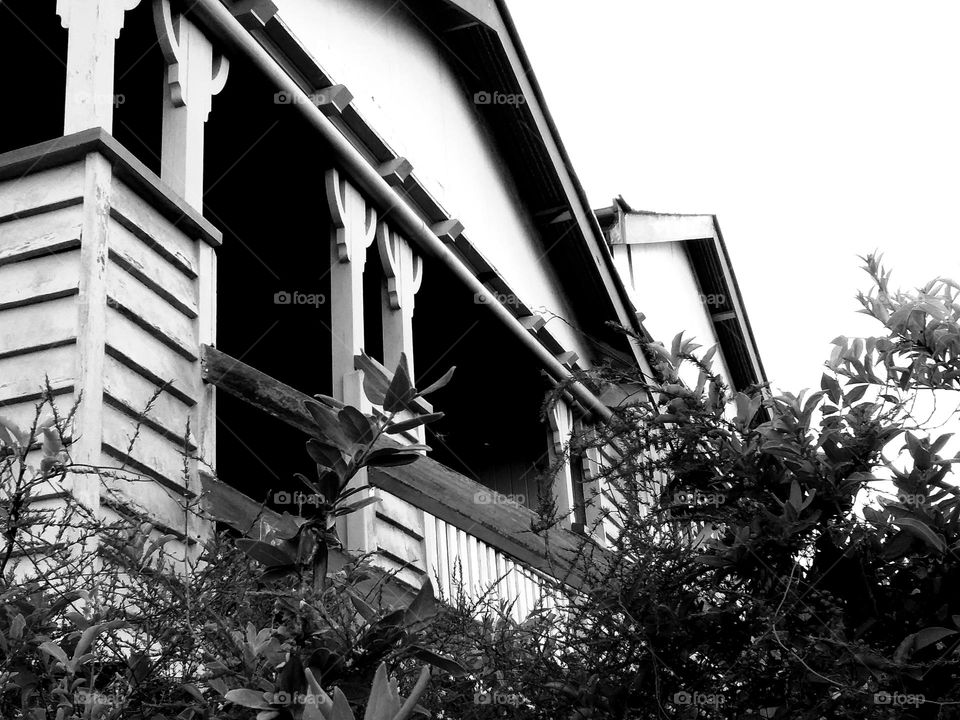 front verandah detail of a highset timber house