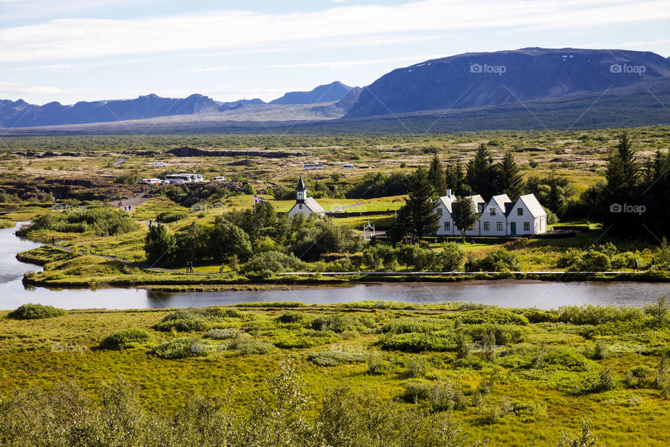 Thingvellir on Iceland. 