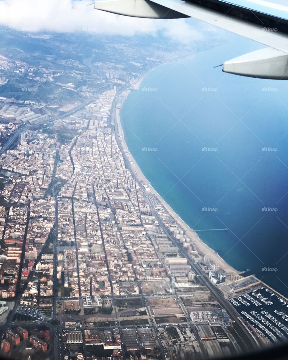 Barcelona from the air