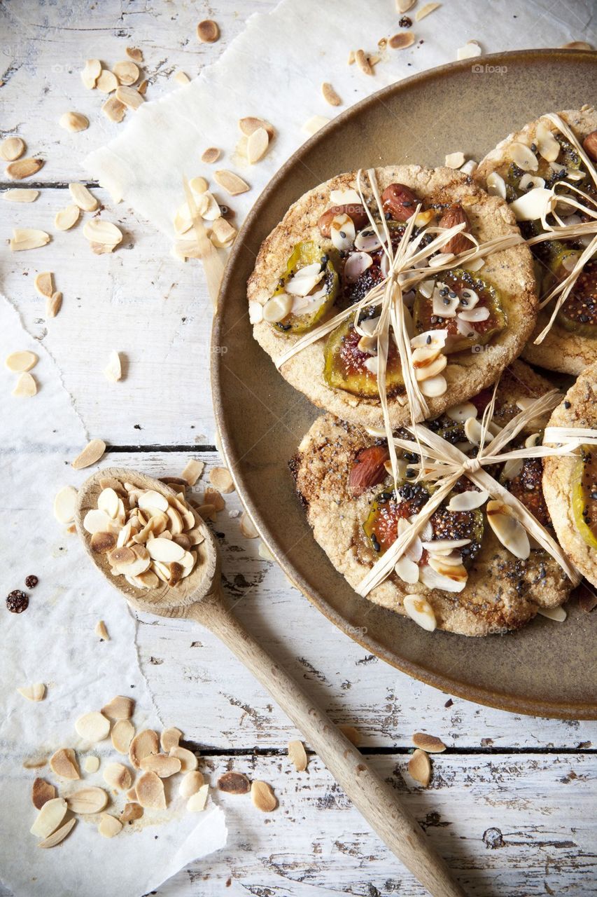 Homemade fruits cookies