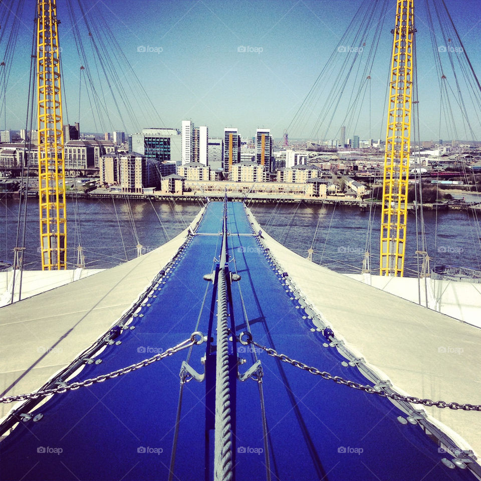 LOOKING DOWN AT THE O2 PATH