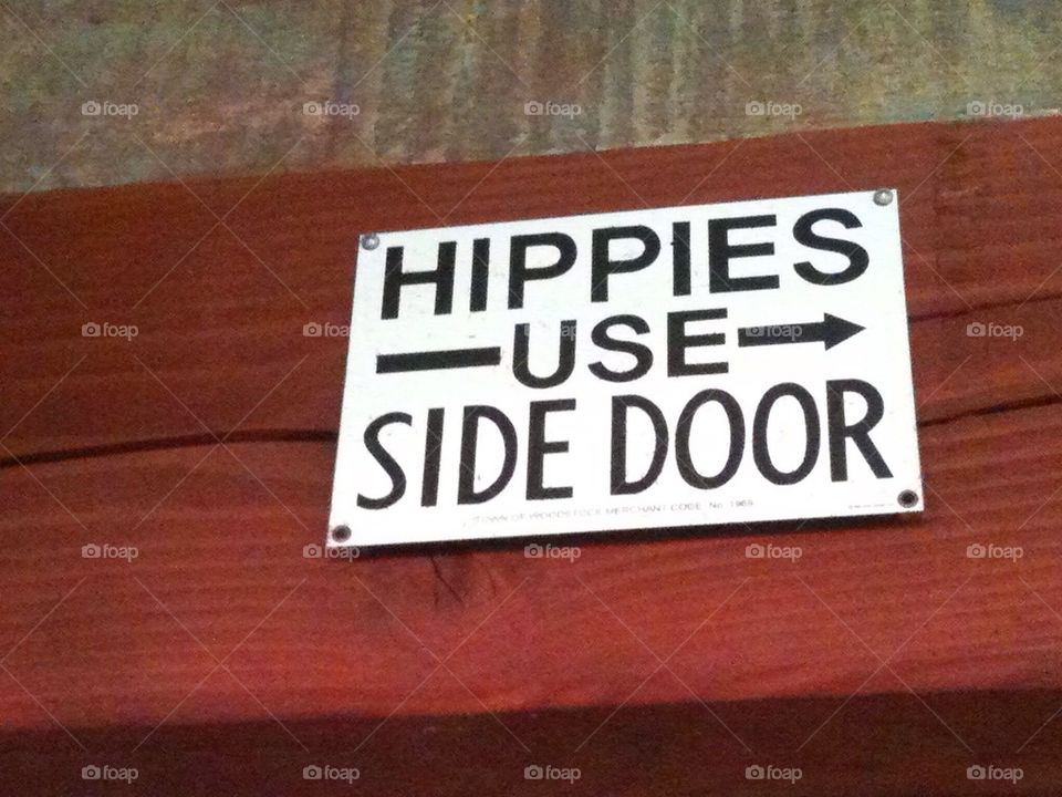 Hippie Sign