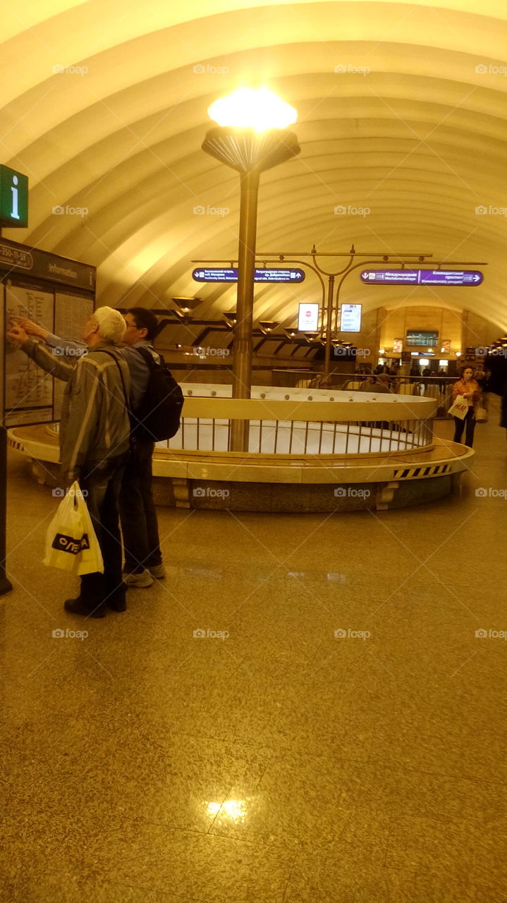 The underground of Saint Petersburg