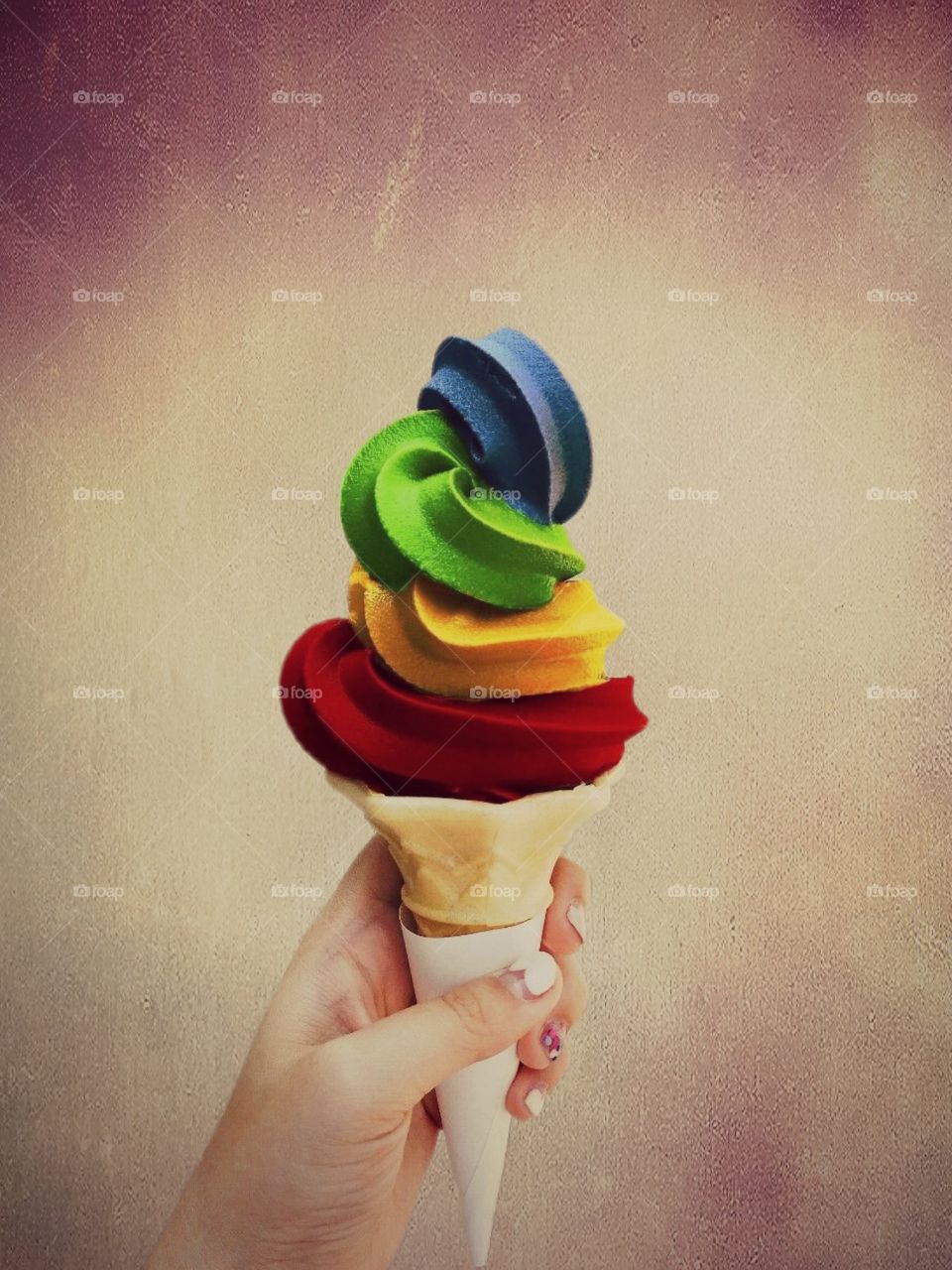 Ice cream colorful