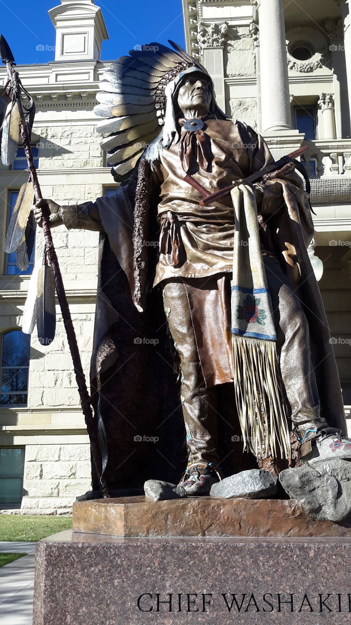 Chief Washakie statute at Wyoming State Capitol