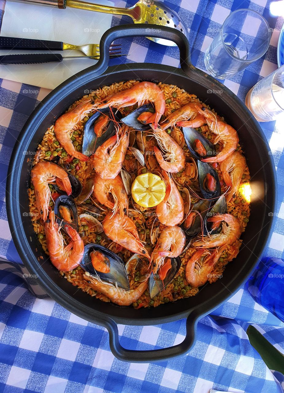 Spanish paella