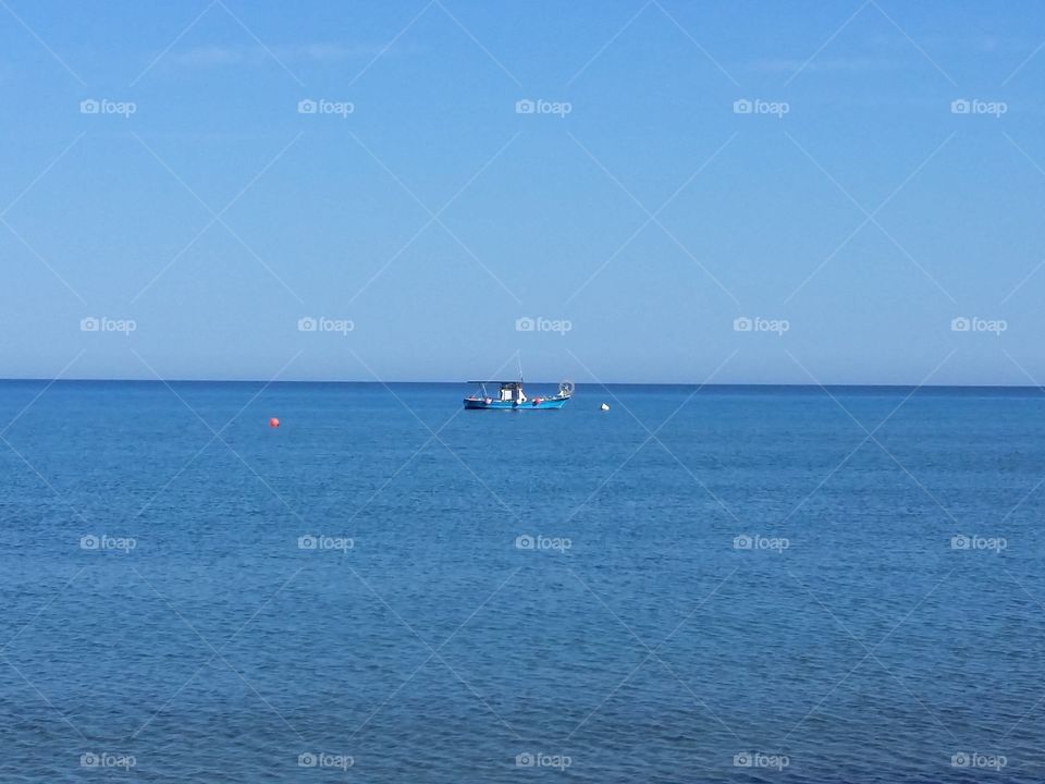 Chania blue sea