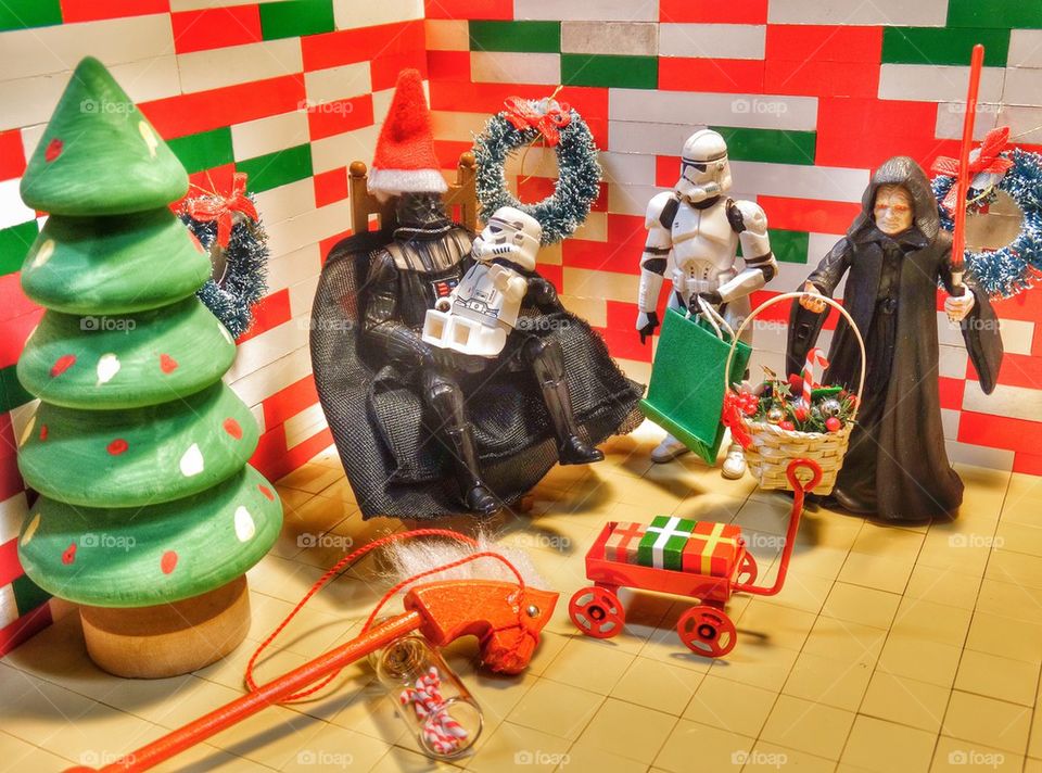 Darth Vader Santa. Star Wars Christmas