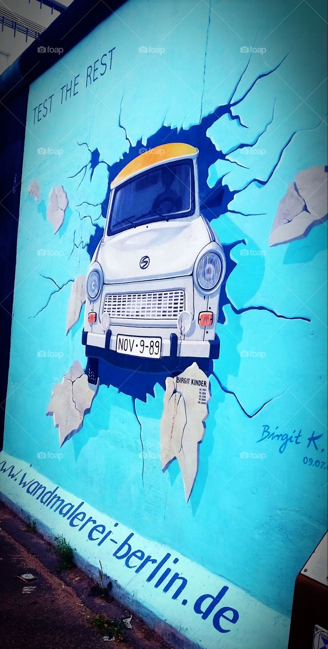 Graffiti on the Berlin Wall, Germany