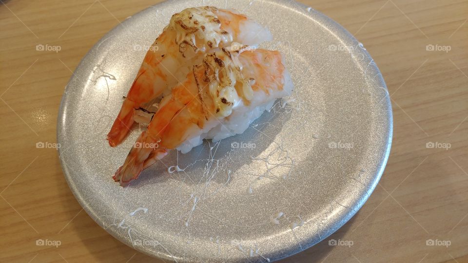 shrimp sushi