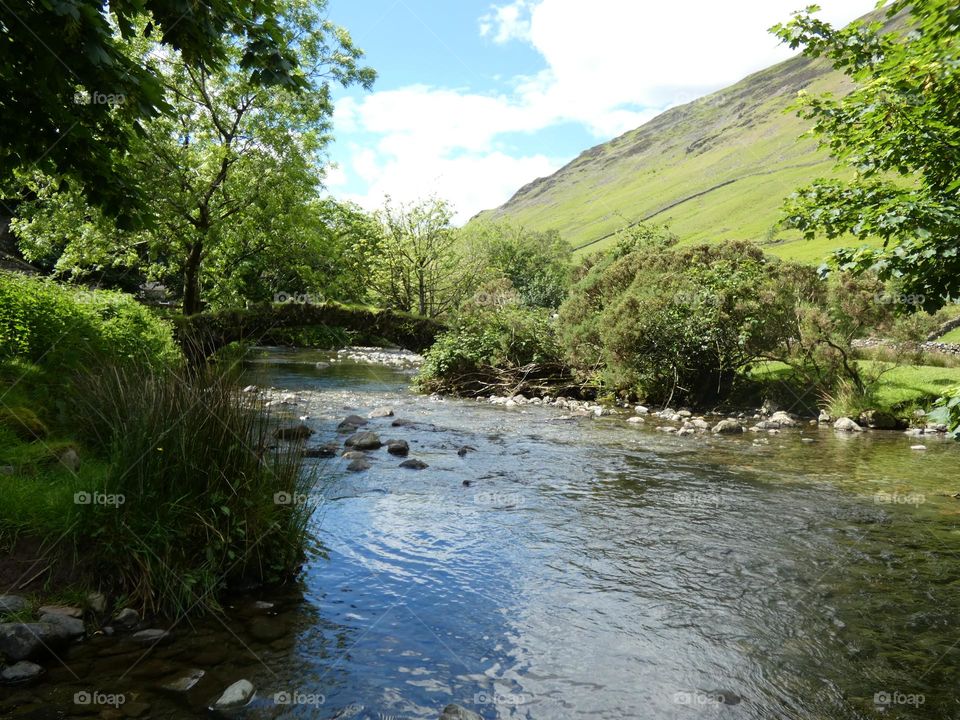 A stream at the Lake District 