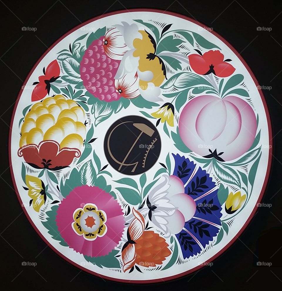 Plate flower 🌺