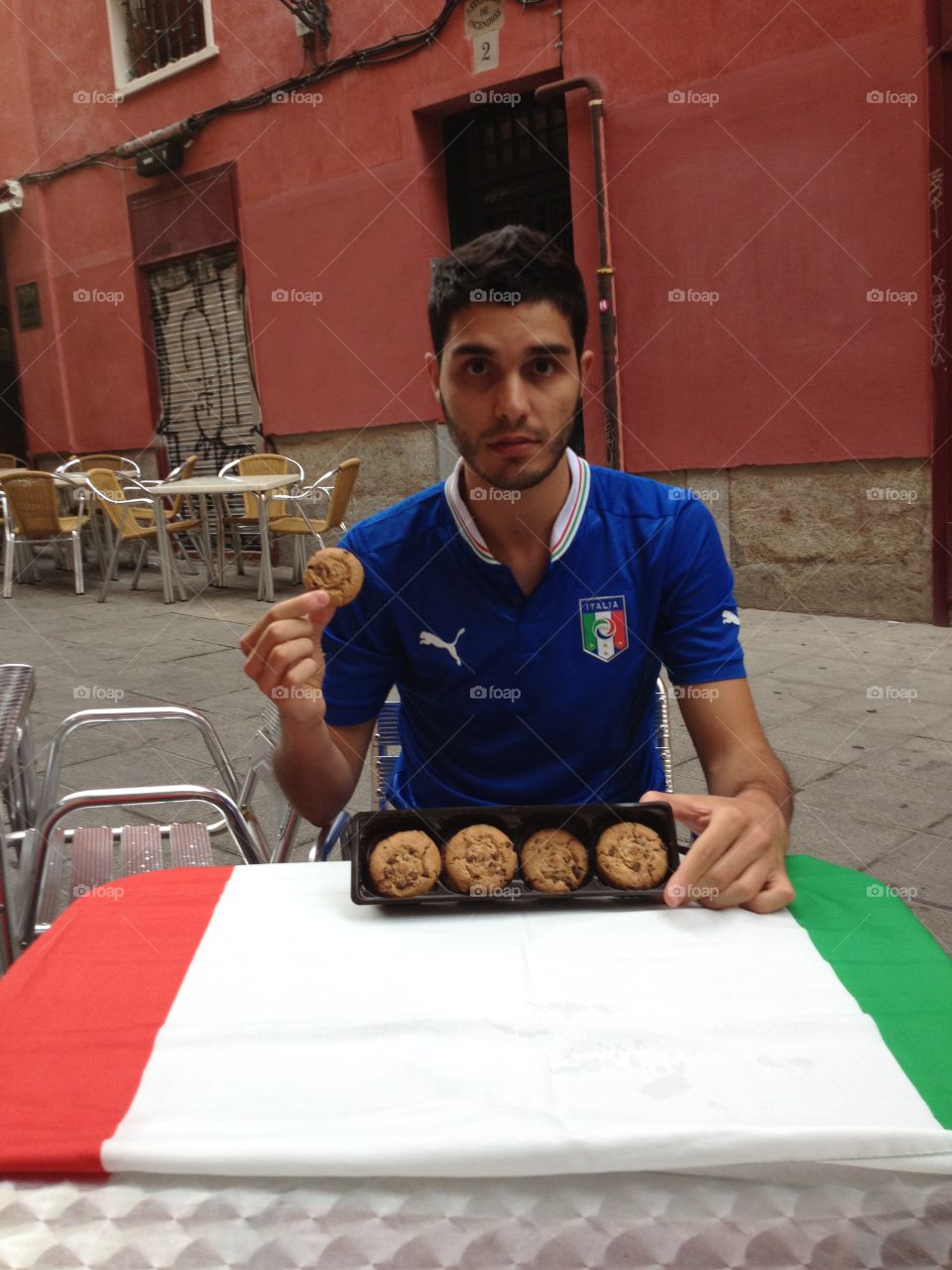 biscuit Italy cookie. Cookie italy world cup