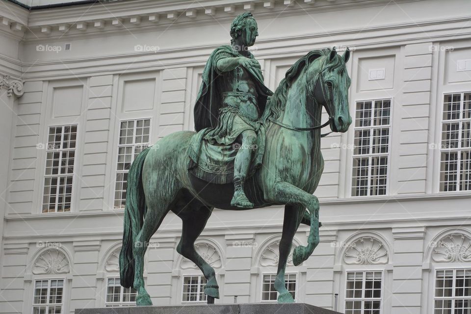 Emperor Joseph II, bronze equestrian statue, Vienna, Austria