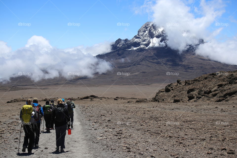 Trekking Mt. Kilimanjaro in Tanzania (Africa's tallest mountain). This was day 5 out of 8