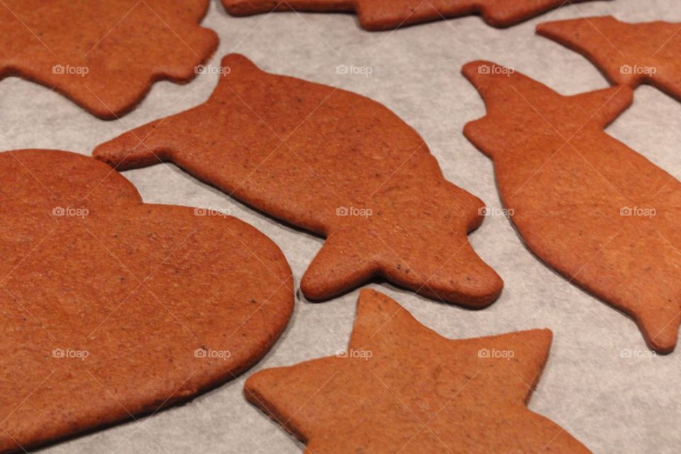 Close-up of gingerbread