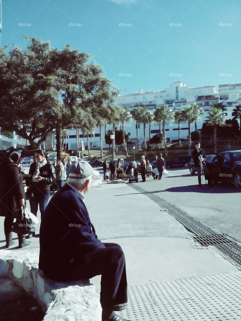 Waiting for his wife. Alhaurin el Grande, Andalucia