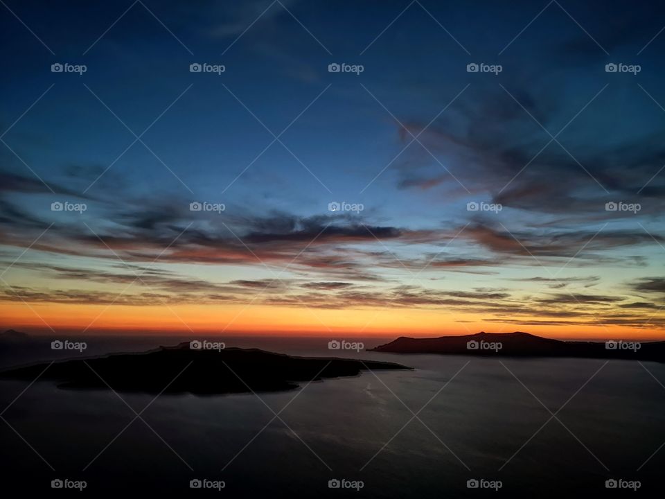 Sunset in Santorini