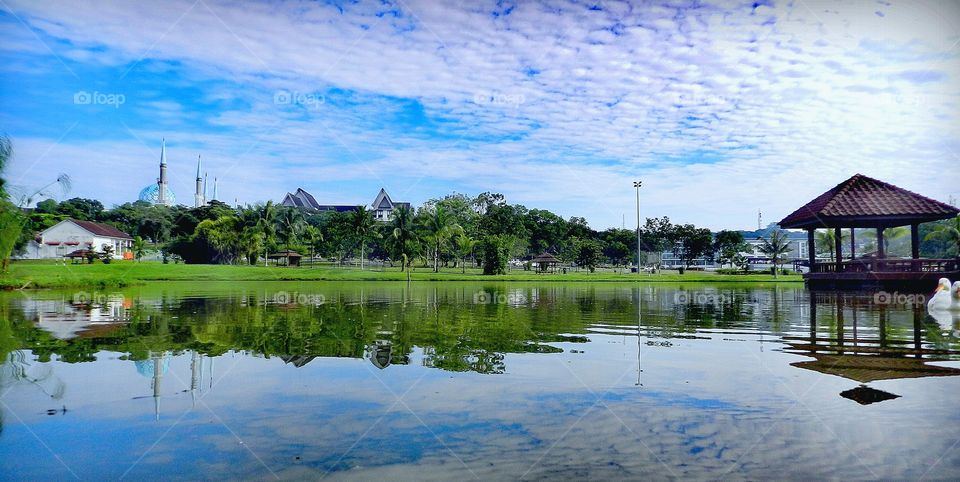 This is Knowledge Lake at University Teknologi Malaysia