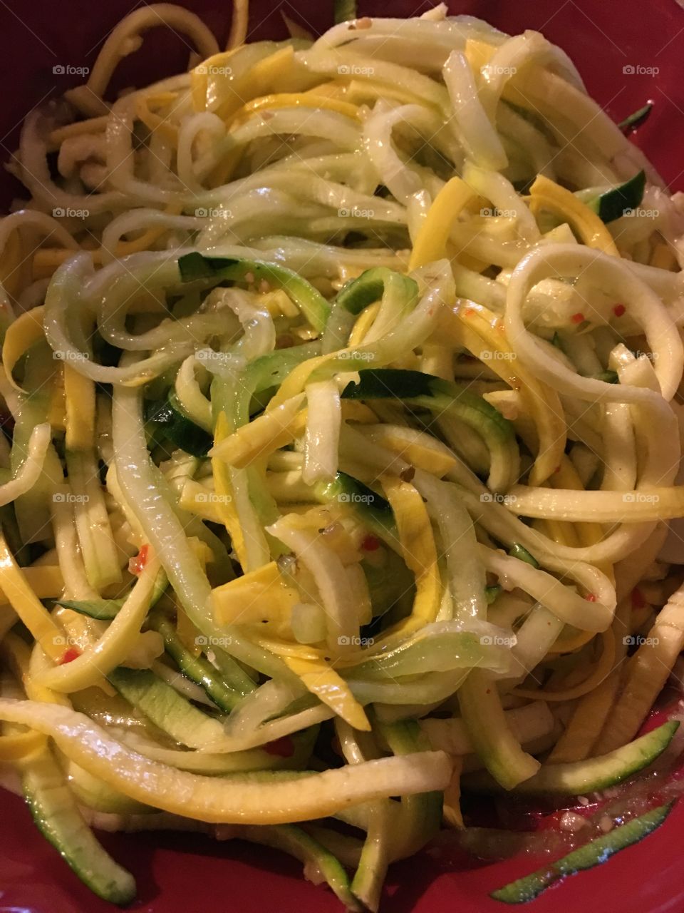 Another "zoodle" Lunch 