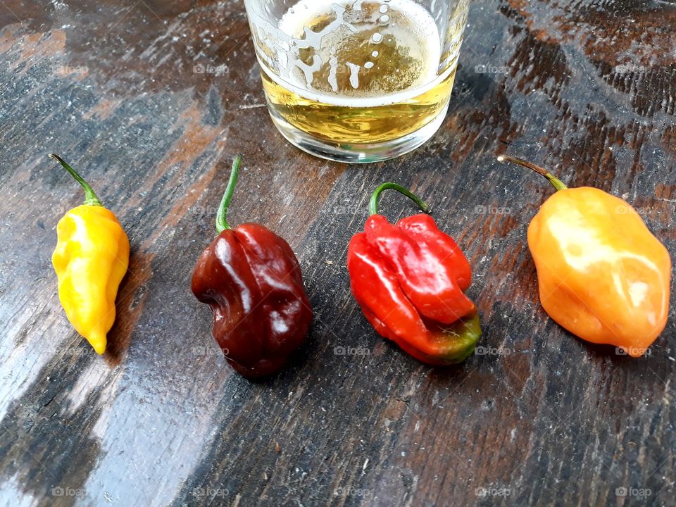 beers and peppers