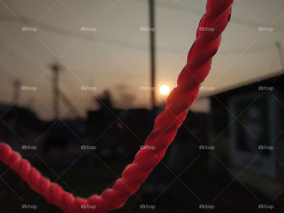 Even Just a rope looks good at sunset