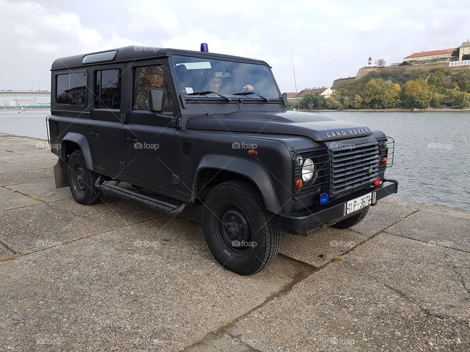 police land rover