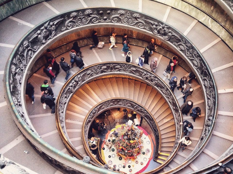 Famous Vatican Stairs