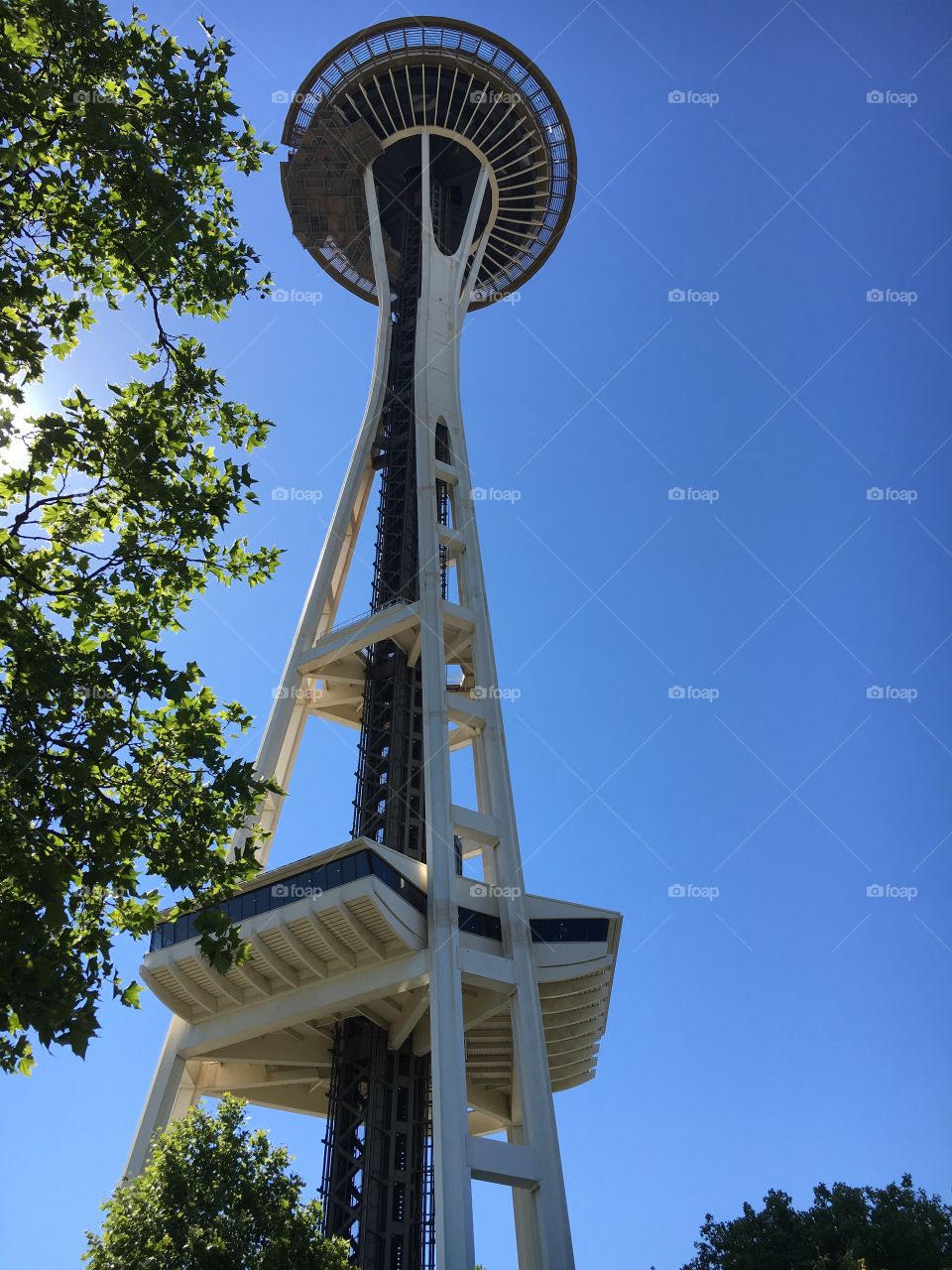 Space Needle on clear day