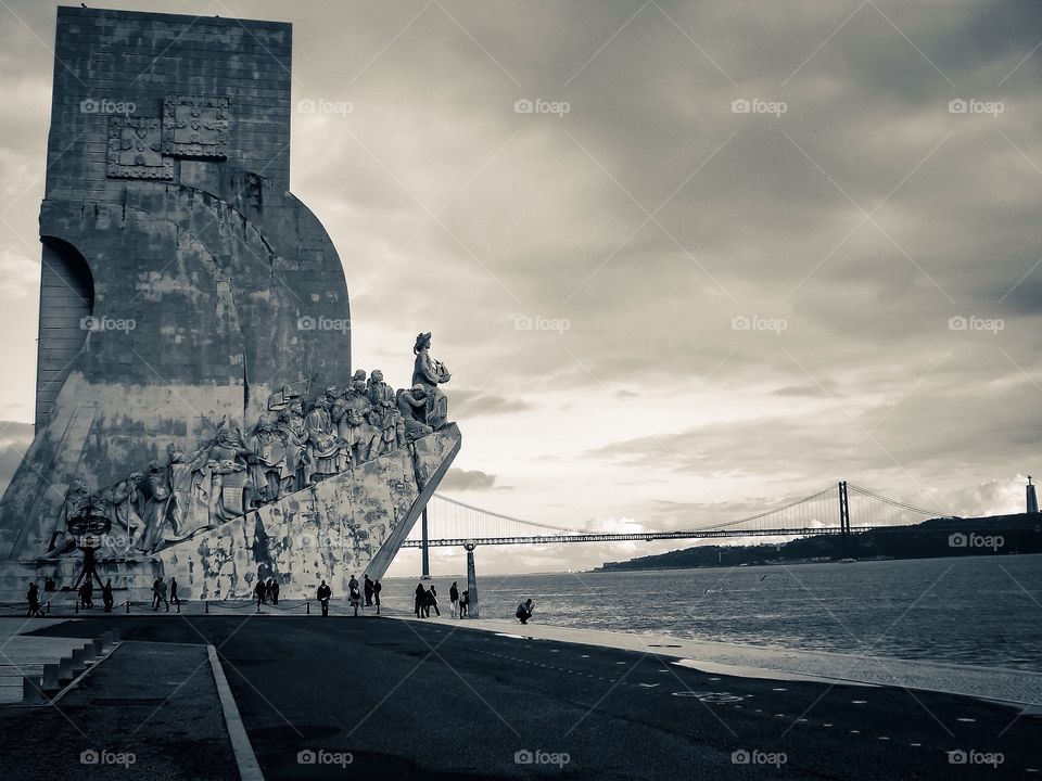 Monumento Descubrimientos. Monumento a los Descubrimientos (Lisboa - Portugal)