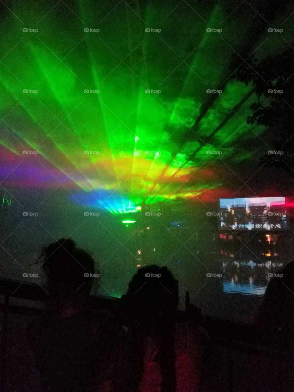 laser show at Kennywood
