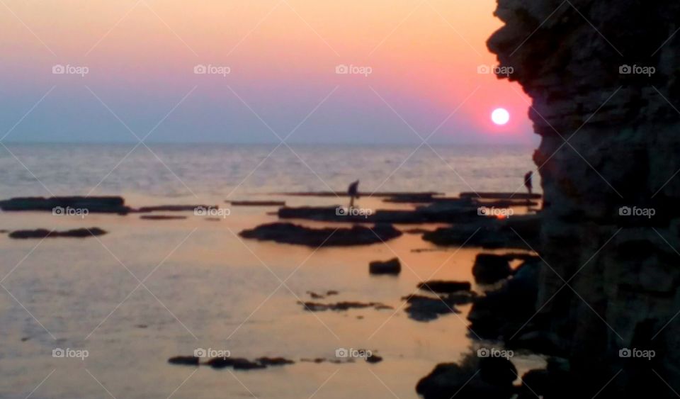 Sunset, Water, Dawn, Beach, Evening