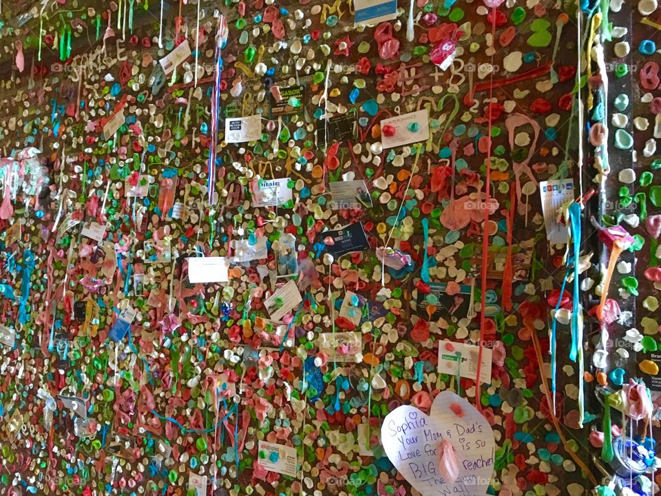 Gum Wall, Seattle, Post Alley, Pike Place Market