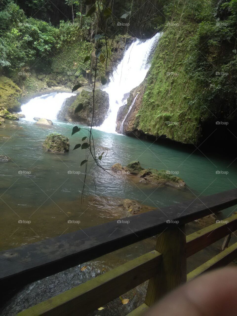 Cascading waterfalls