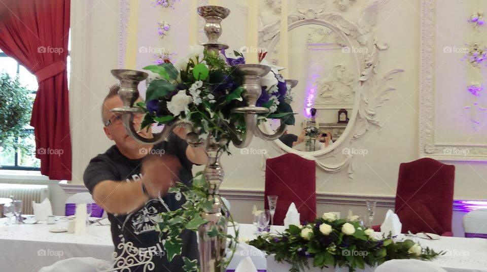 making flowers for sons wedding 2014