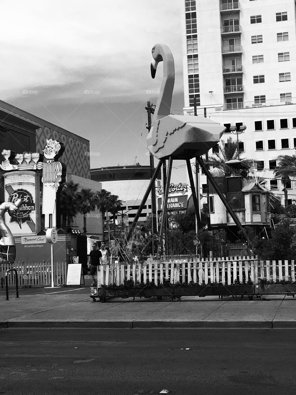 Art instillation in Vegas art district 