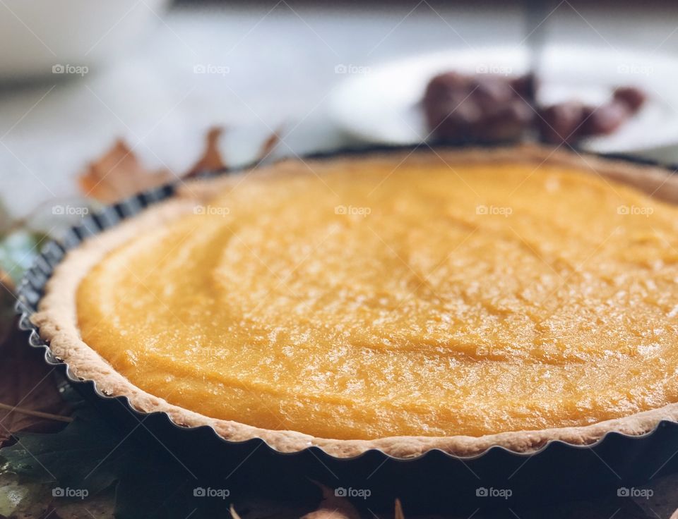 Pumpkin tart