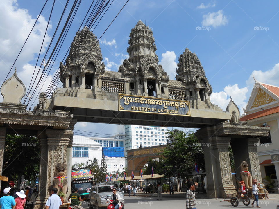 Cambodia gate