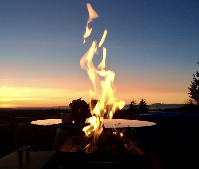 Bbq on the deck