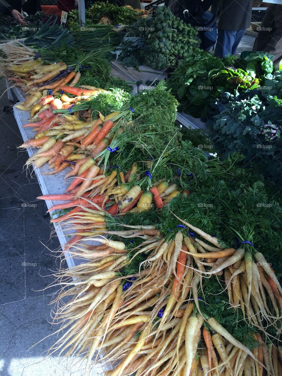 Street market freshness